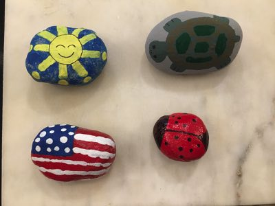 Painting rocks