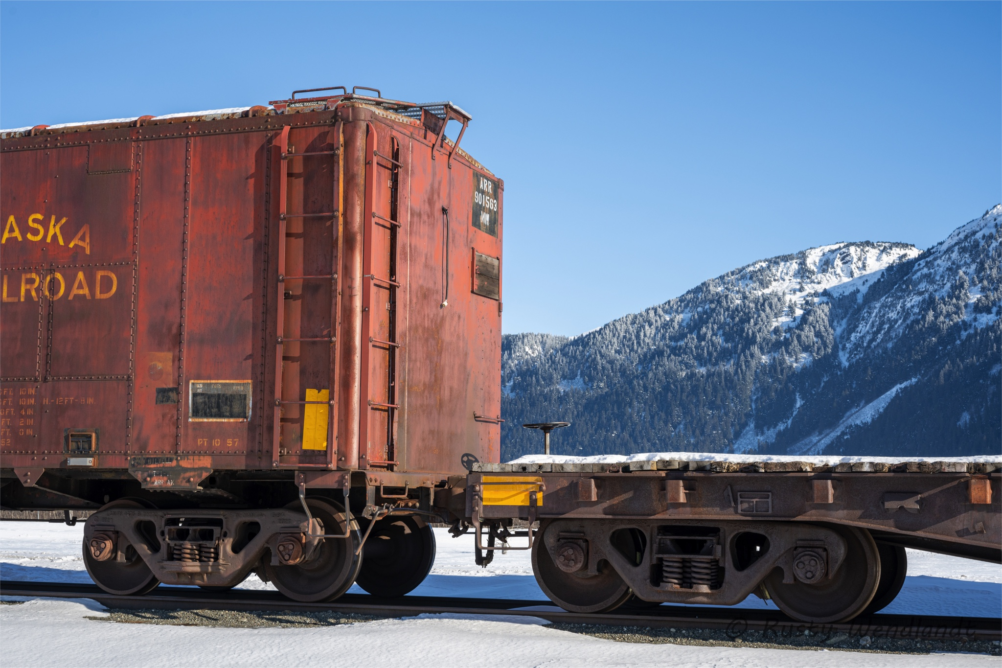 Box car 901563 at Portage