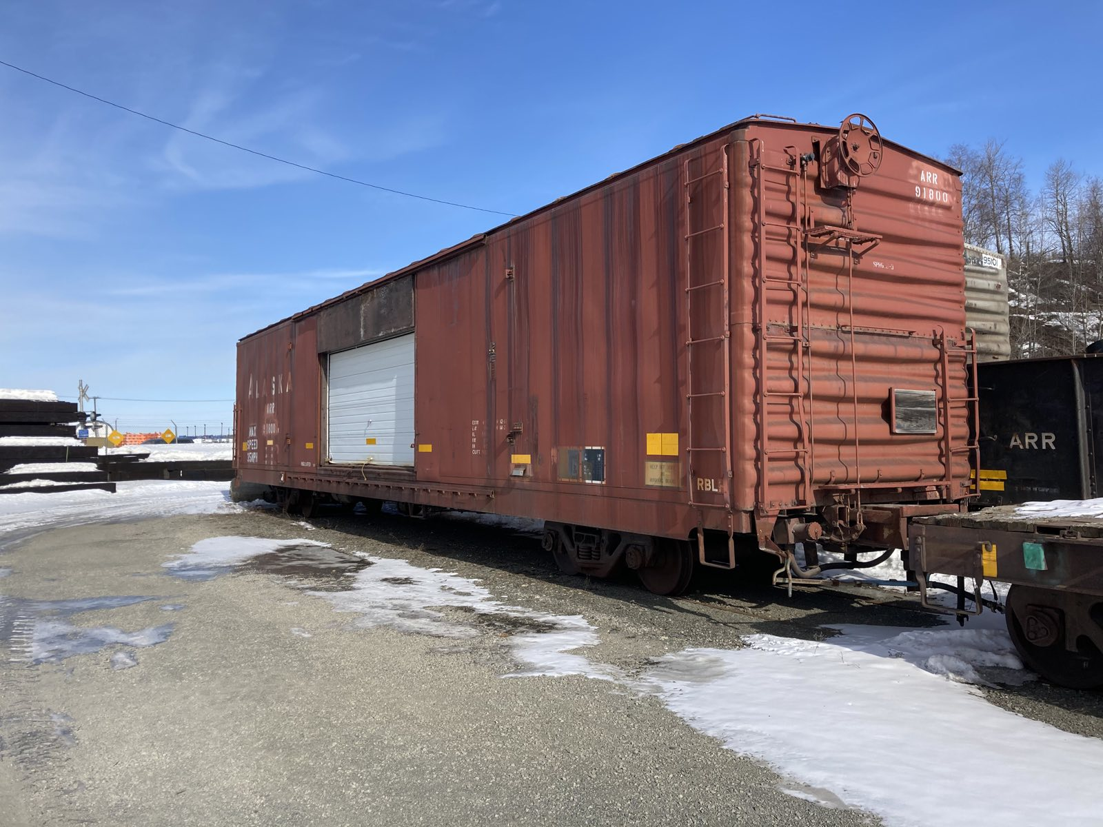 Garage door box car