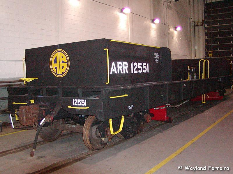 Ballast plow car