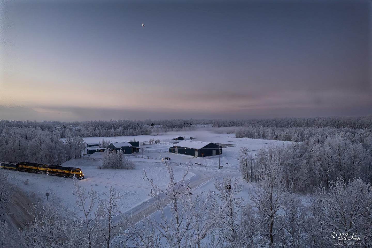 Aurora winter train