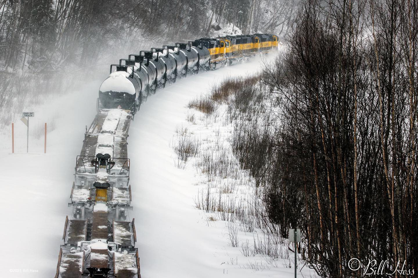 Southbound morning freight