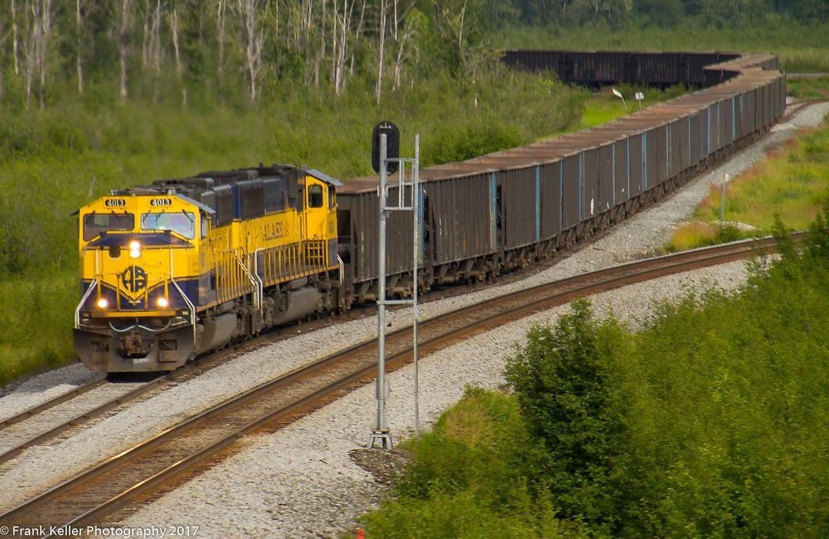 AS&G train at the Palmer Branch