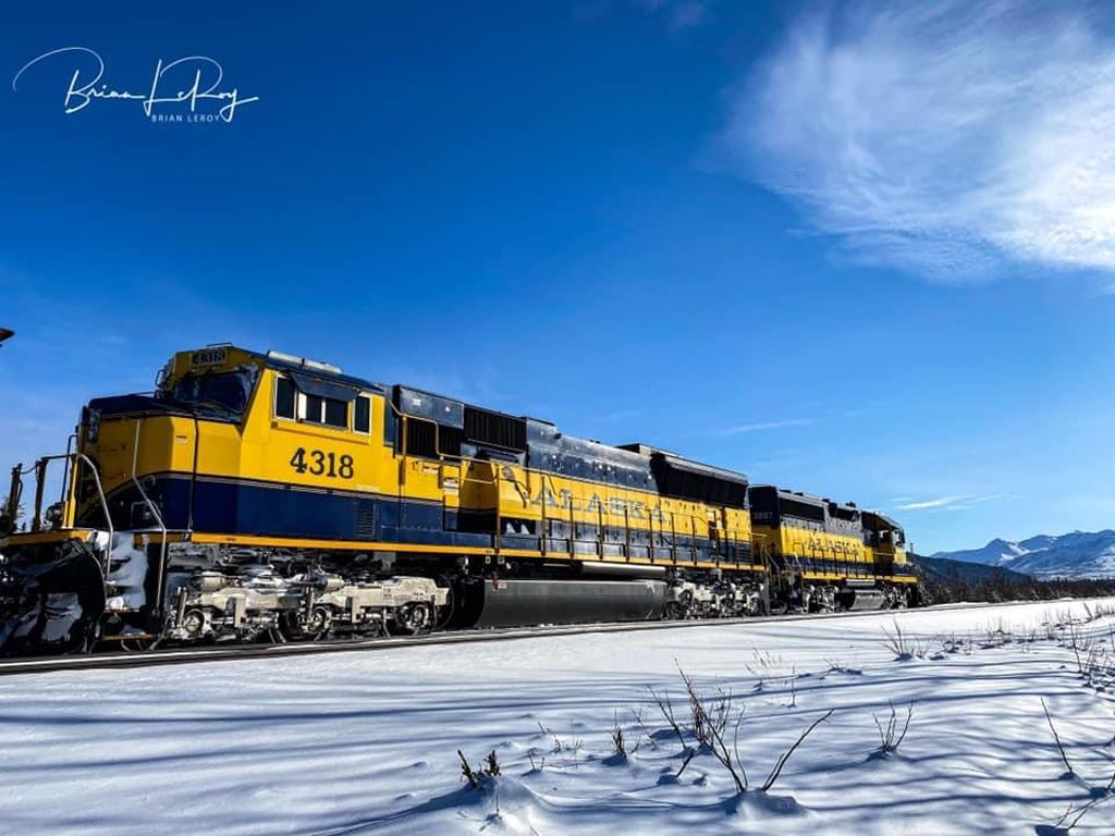 Fairbanks cola train loading for Usibelli tipple