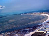 Aerial view leaving Anchorage