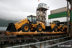 Barge unloading