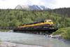 Numbers 4324+4010+4015 on coal train to Seward